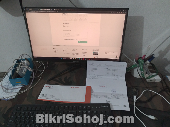 Desktop with Monitor